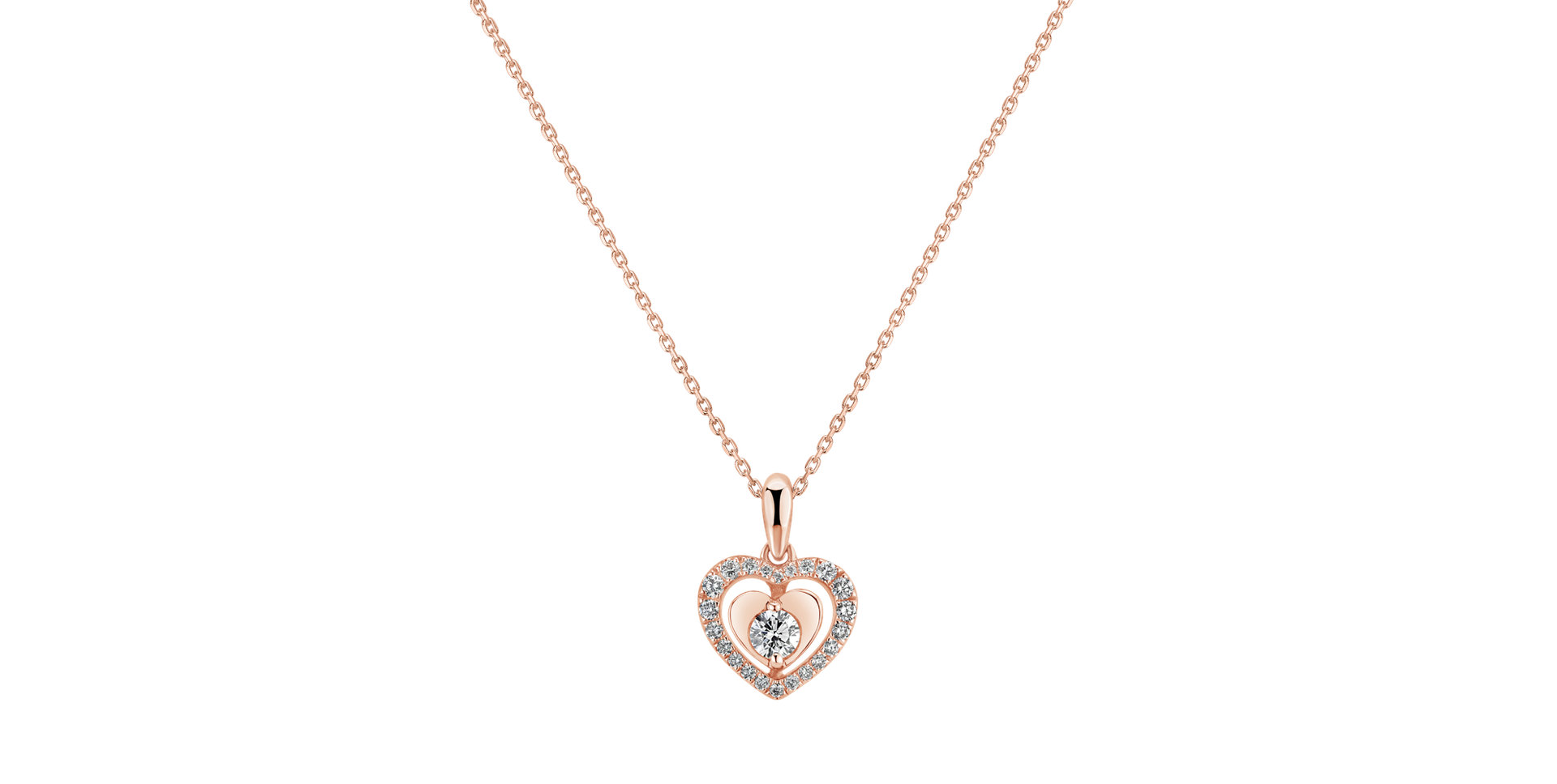 Diamond pendant Burning Romance