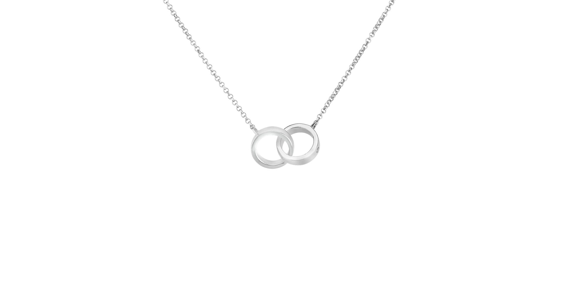 Diamond necklace Eternal Circles