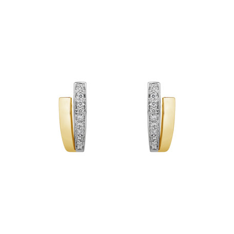 Diamond earrings Shiny Stripes