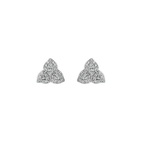 Diamond earrings Shine Poem