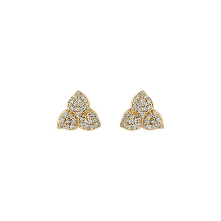 Diamond earrings Shine Poem