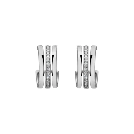 Diamond earrings Parallel Glow