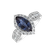 Diamond ring with Sapphire Moonlight sky3