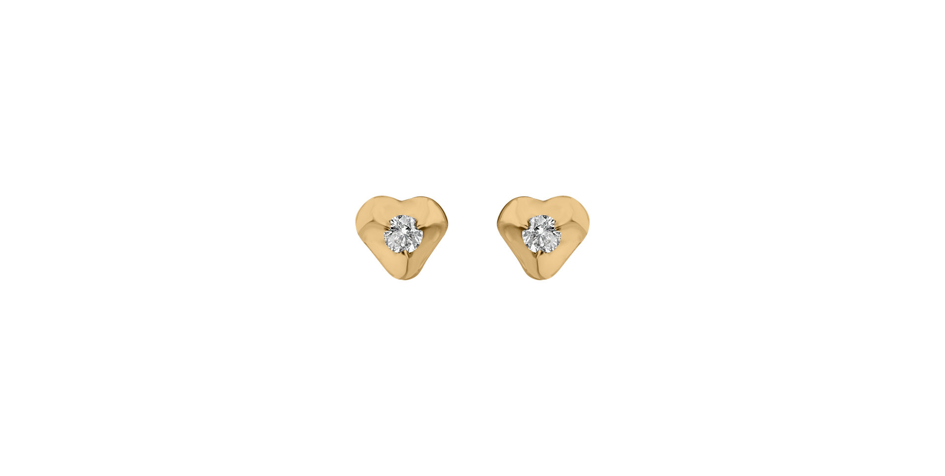 Diamond earrings Full Hearts