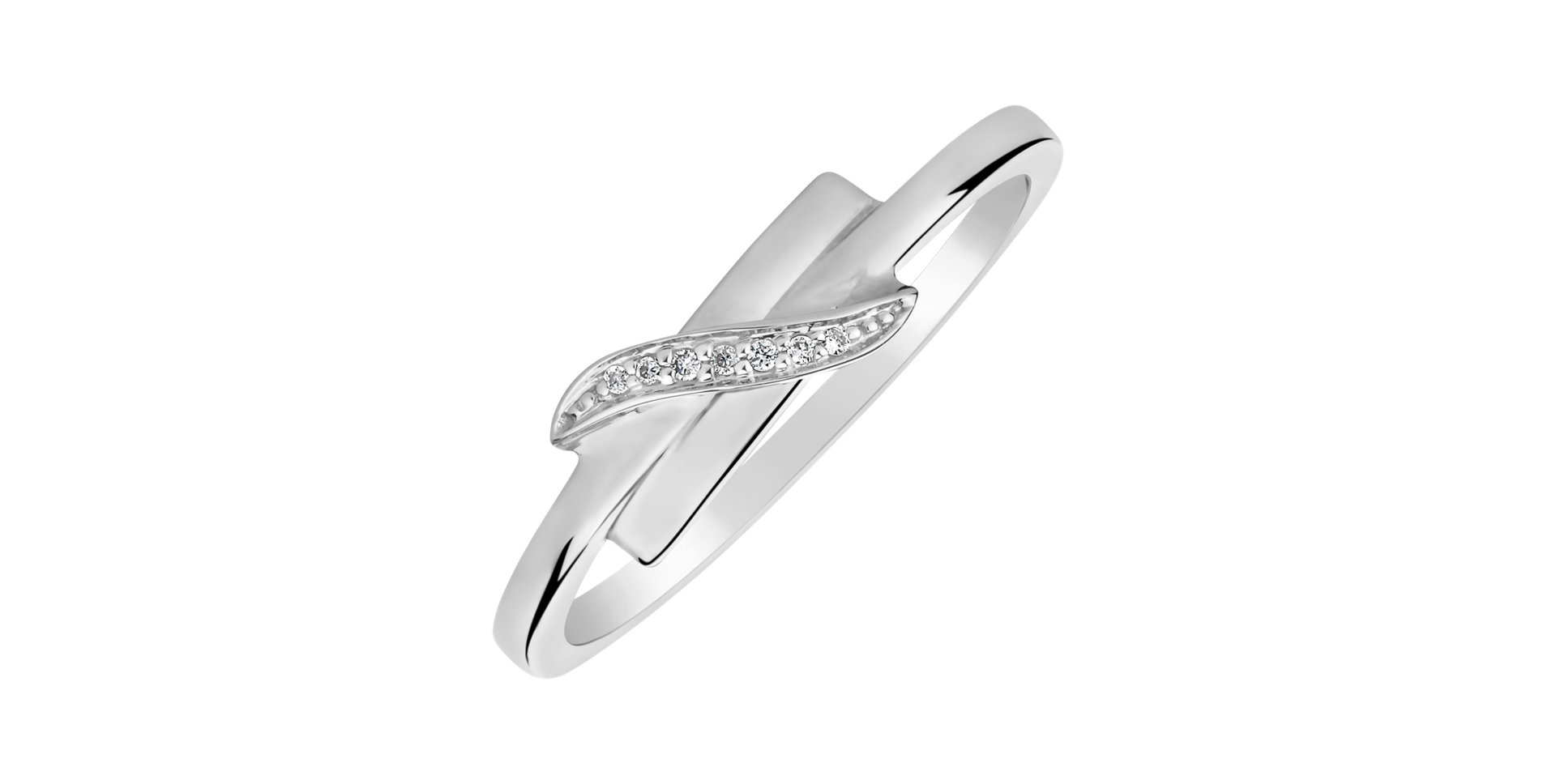 Diamond ring Dazzling Ribbon