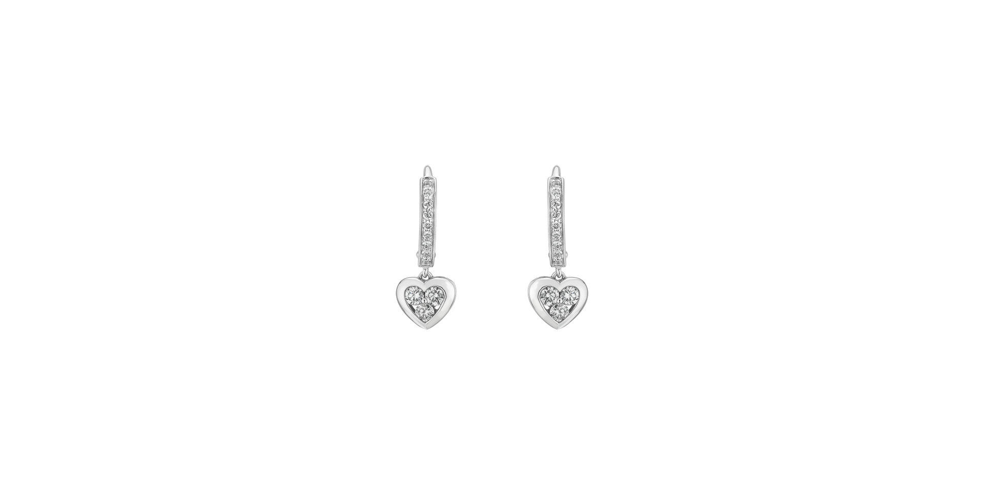 Diamond earrings Divine Love