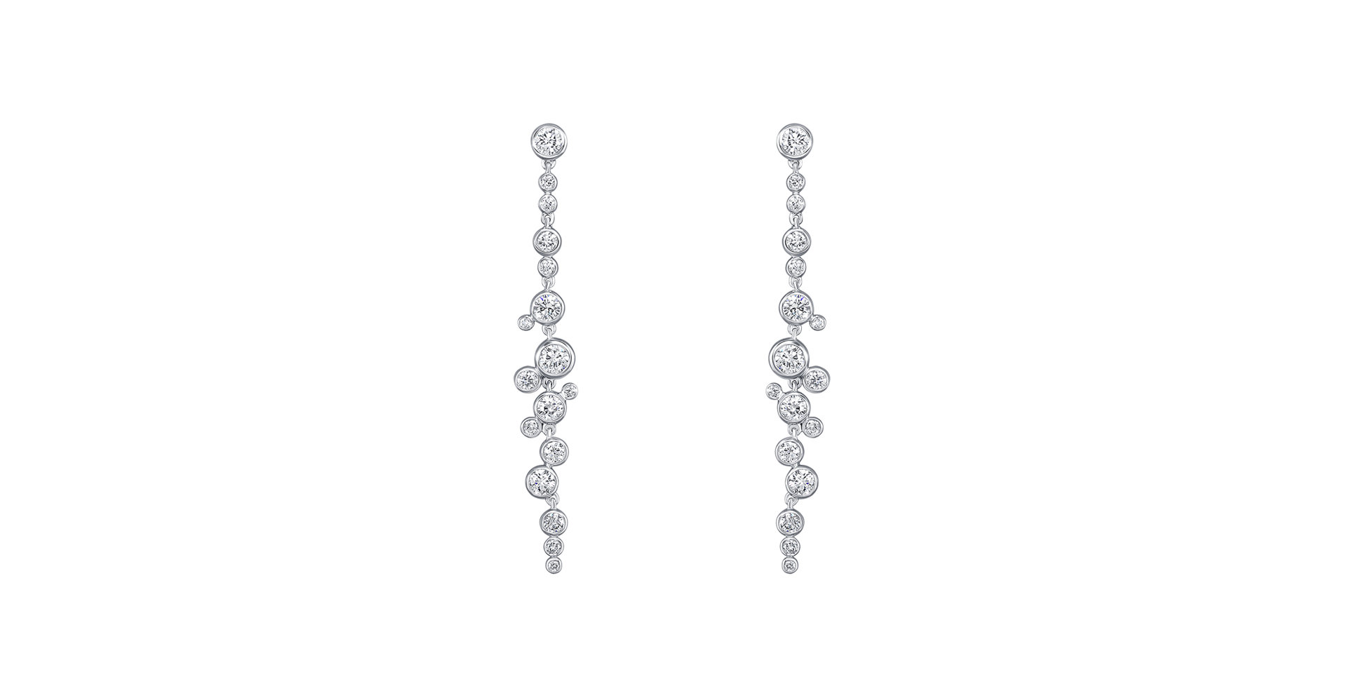 Diamond earrings Heaven Waterfall