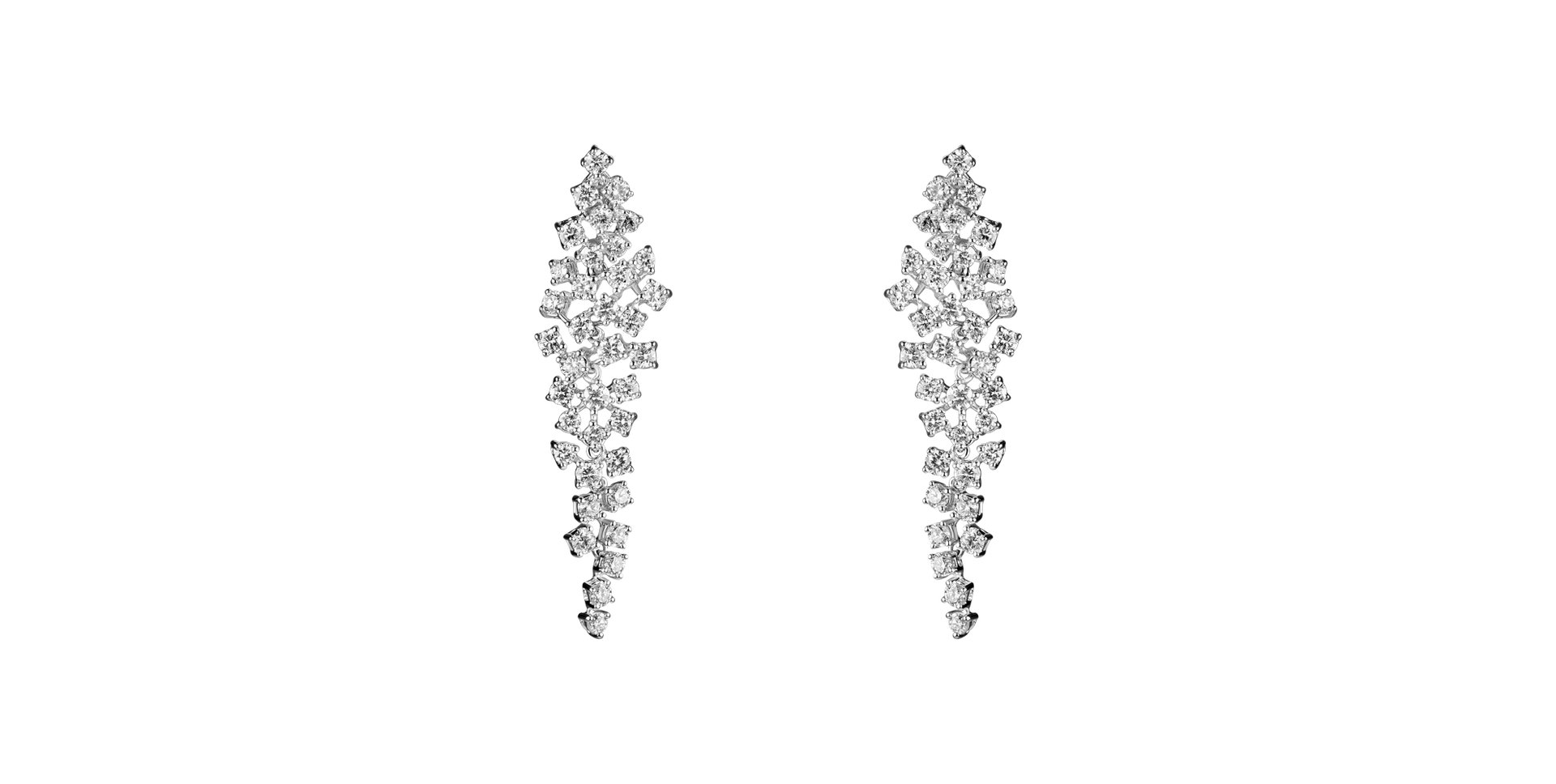 Diamond earrings Sparkling Waterfall