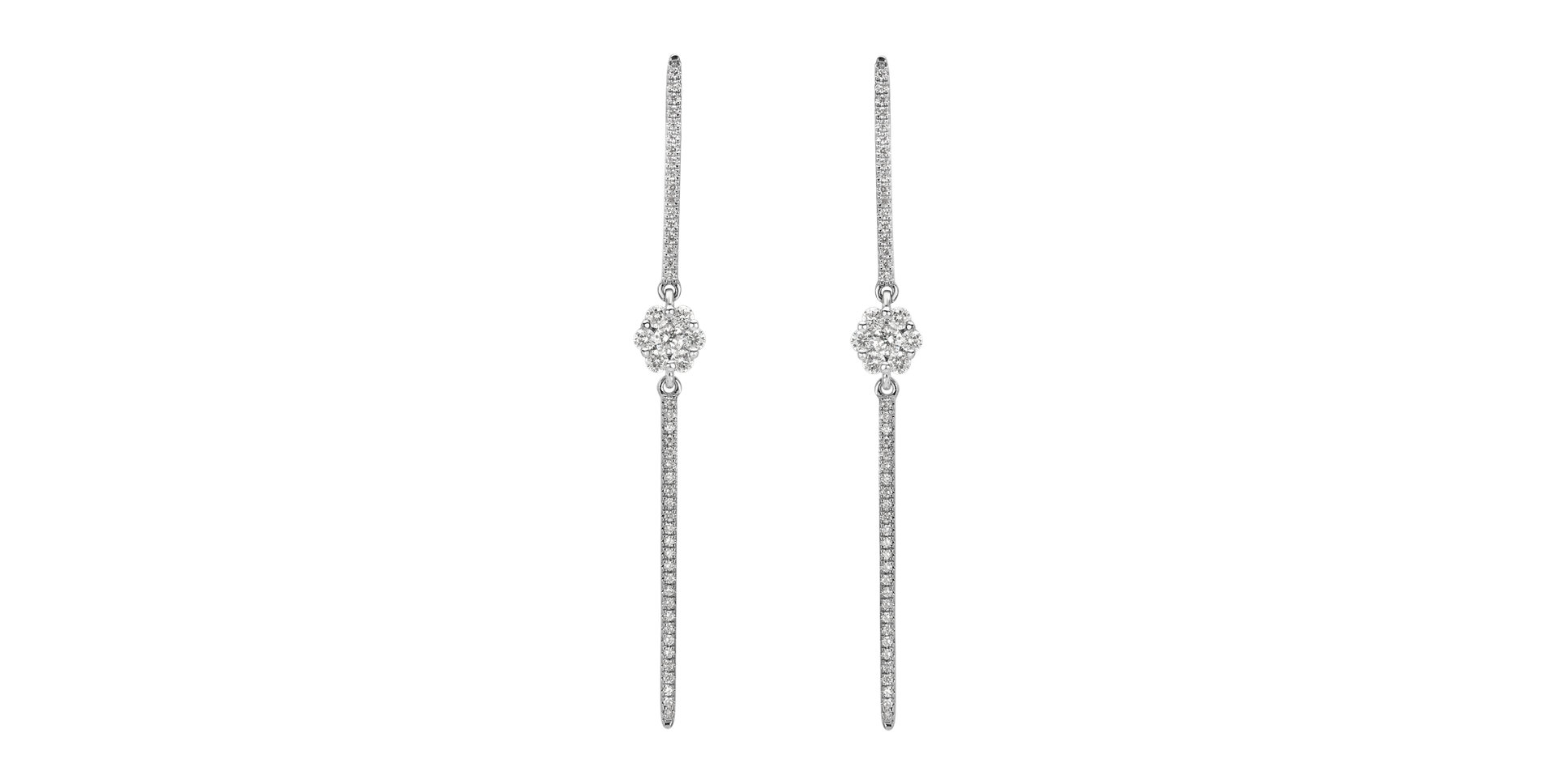 Diamond earrings Diamond Waterfall