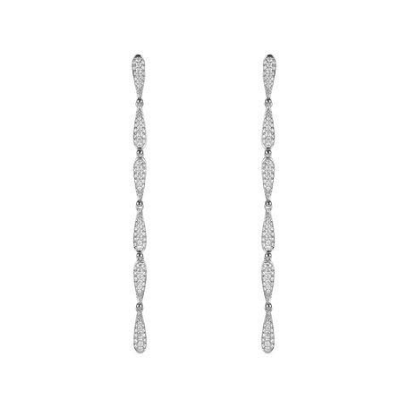 Diamond earrings Sparkling Twist