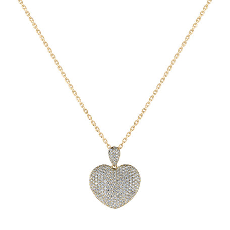 Diamond pendant Precious Heart