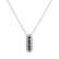 Necklace with black and white diamonds Aristocratic Vision4