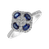 Diamond ring with Sapphire Claire3