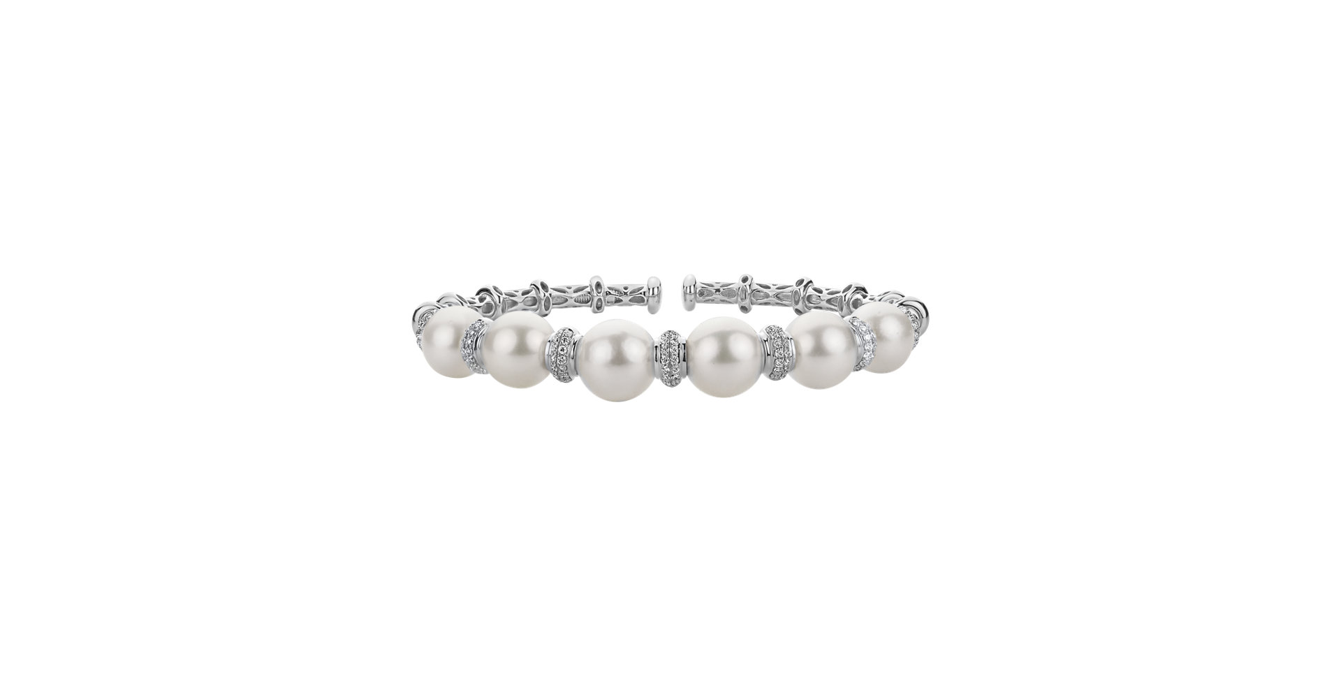 Diamond bracelet with Pearl Virgin Divine