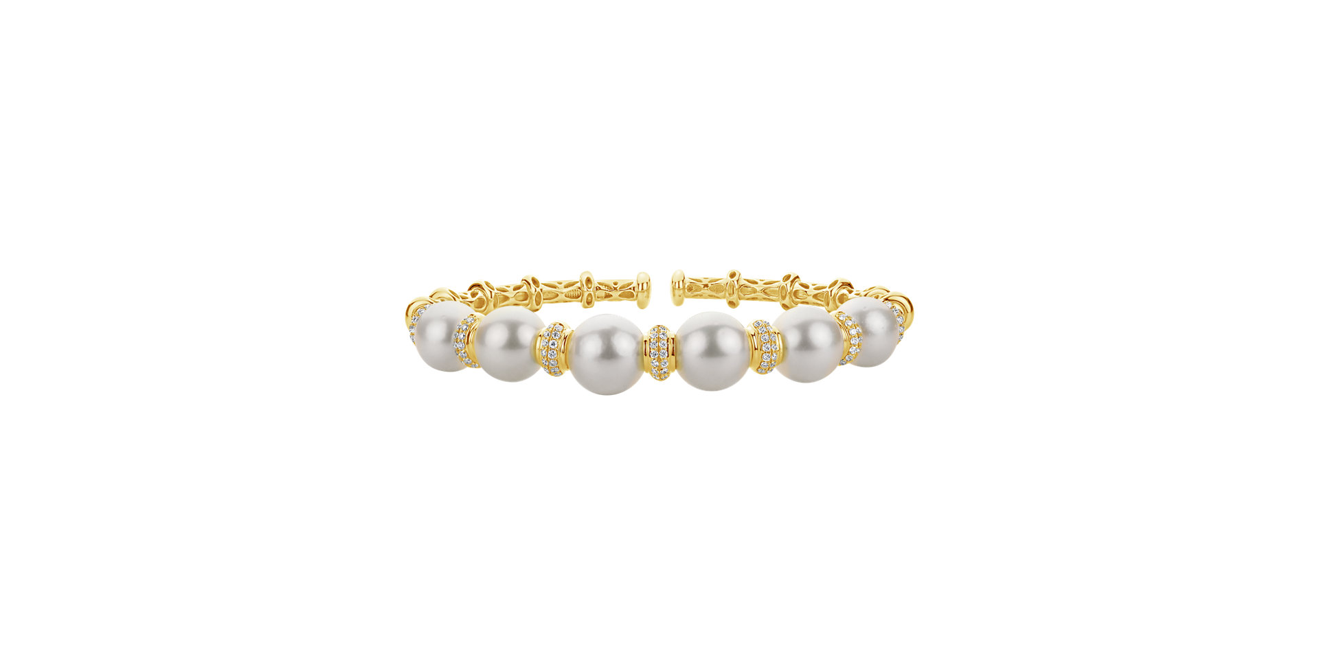 Diamond bracelet with Pearl Virgin Divine