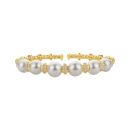 Diamond bracelet with Pearl Virgin Divine