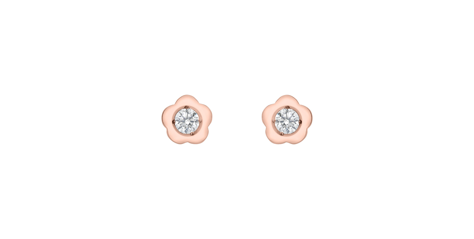 Diamond earrings Flowers