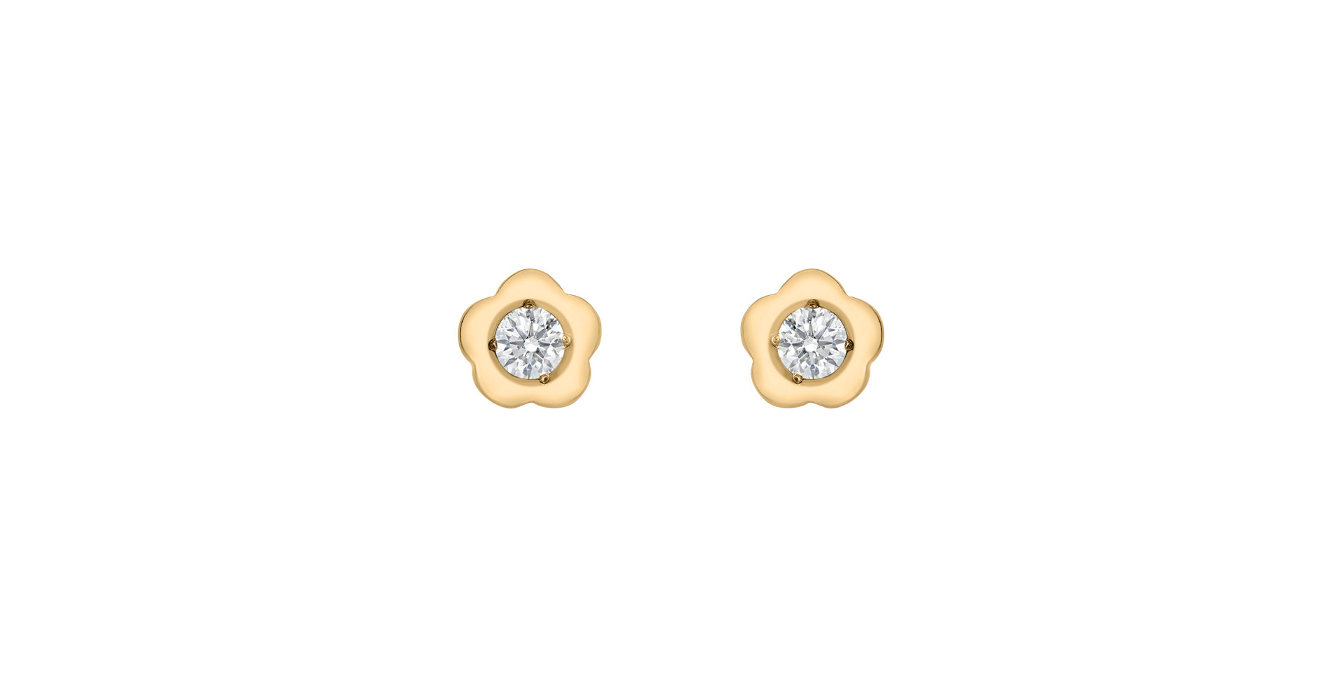 Diamond earrings Flowers
