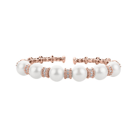 Diamond bracelet with Pearl Virgin Symphony