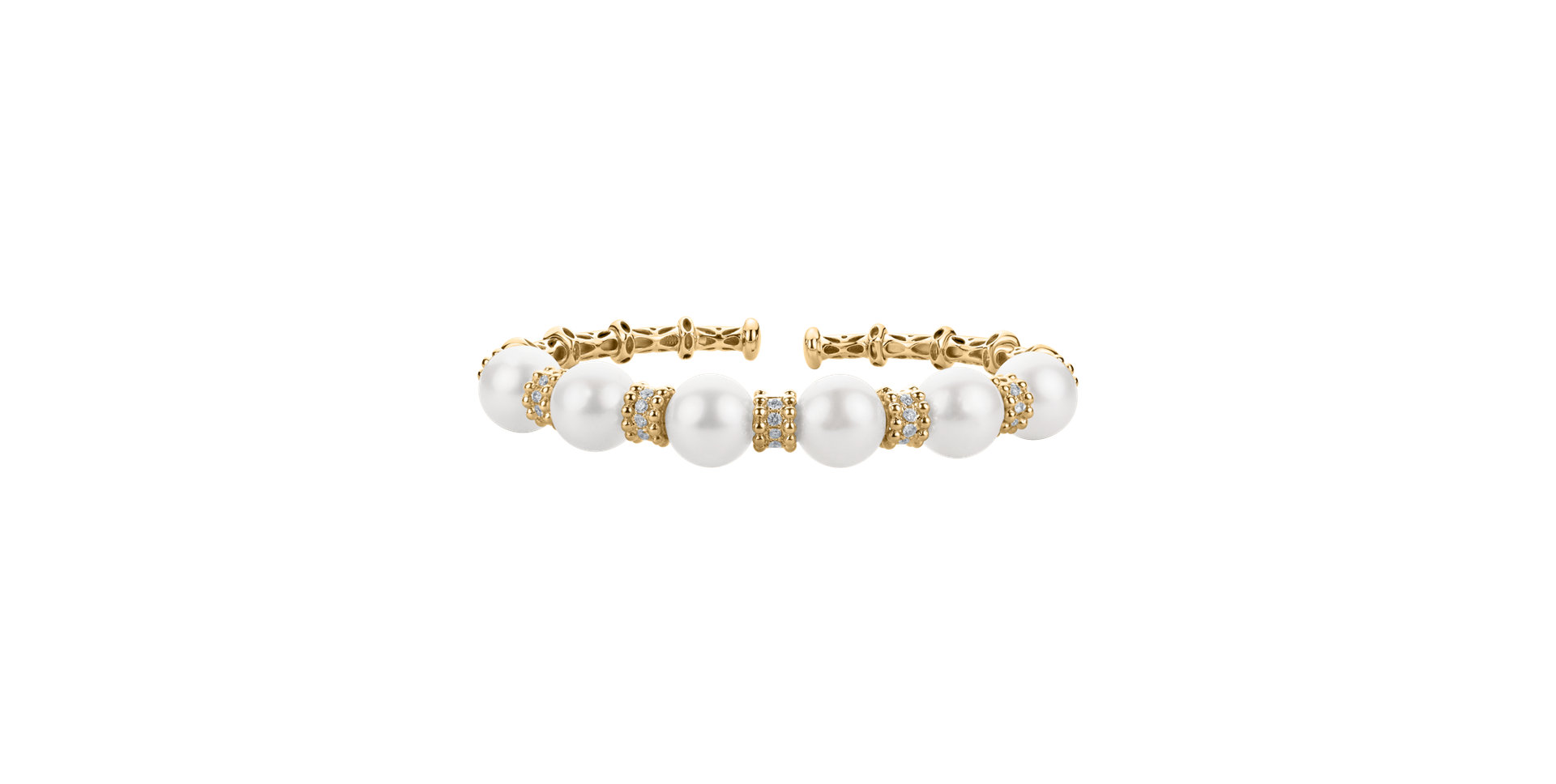 Diamond bracelet with Pearl Virgin Symphony