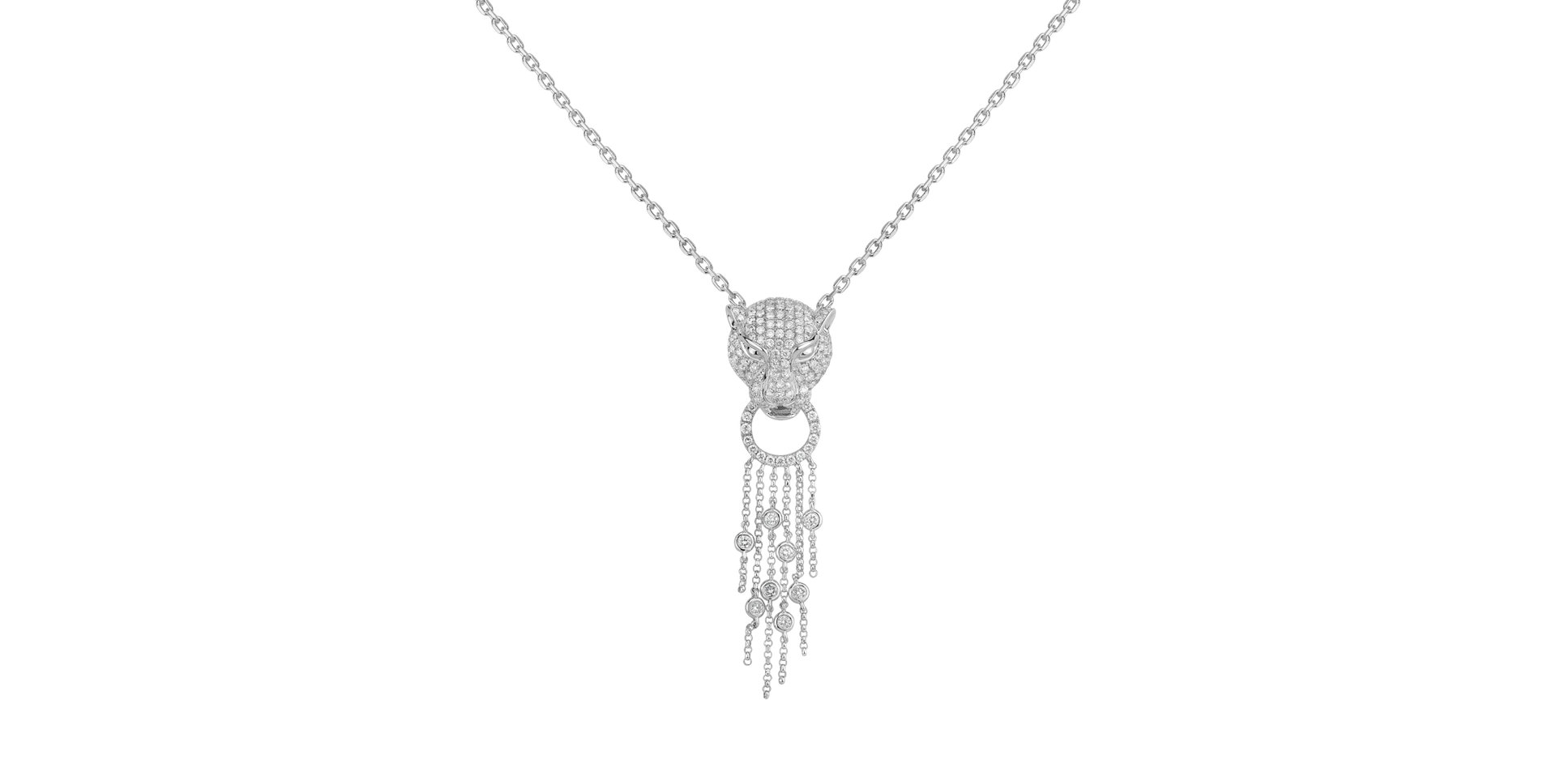 Diamond necklace Majestic Tiger