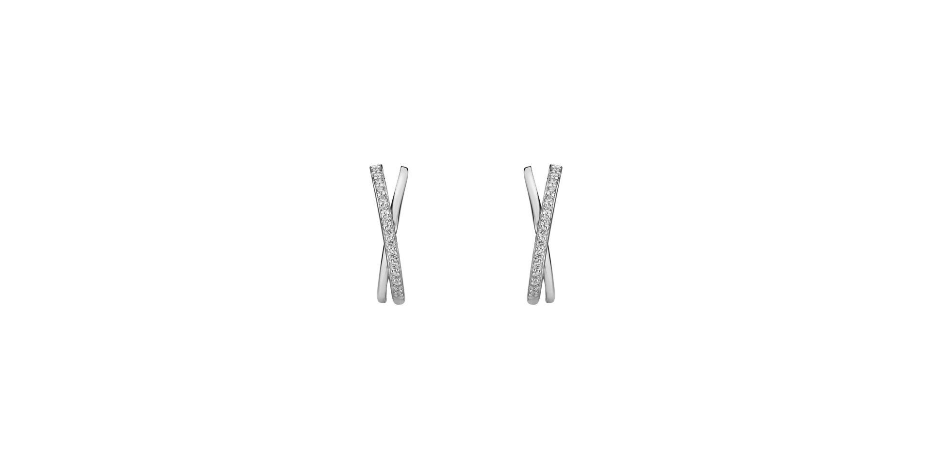 Diamond earrings Radiant Impulse