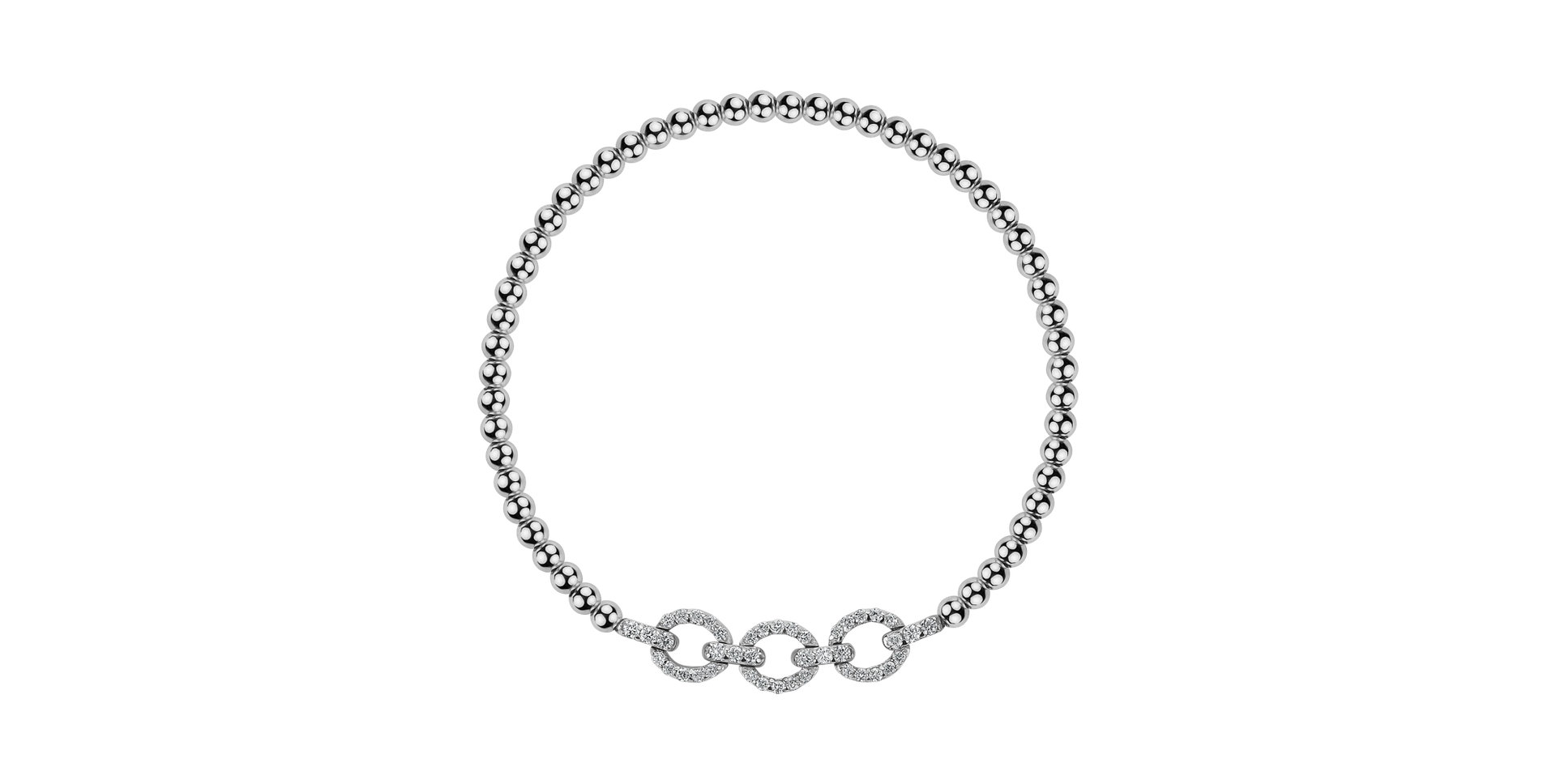 Bracelet with diamonds Ermione