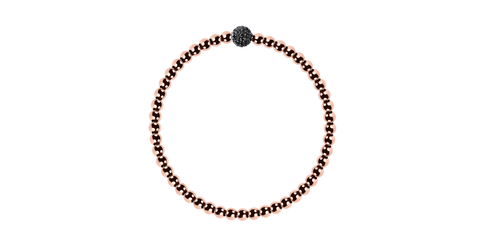 Bracelet with black diamonds Armel