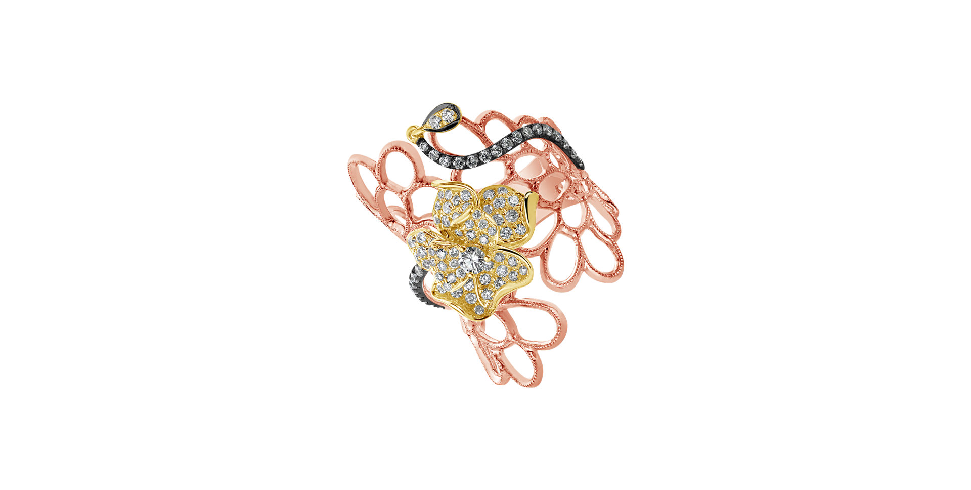 Diamond ring Virgin Rose