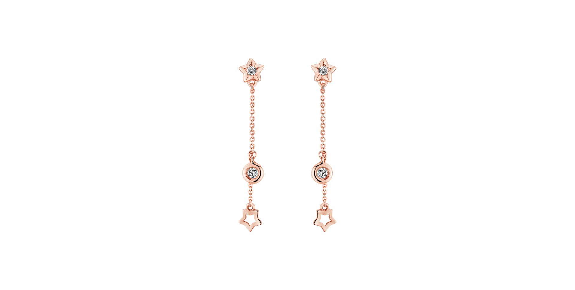 Diamond earrings Celestial Spark