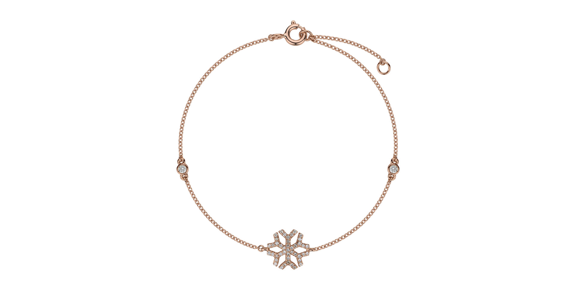 Bracelet with diamonds Snow Joy