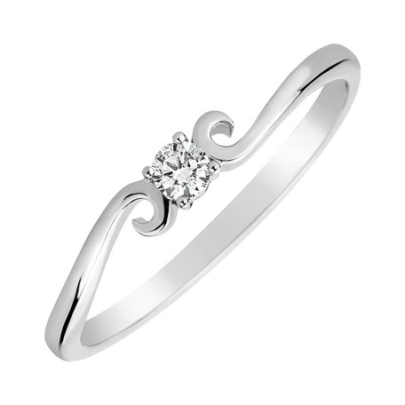 Diamond ring Baroque Love