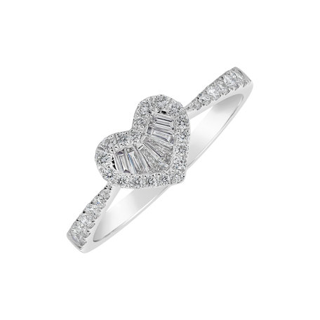 Diamond ring Coeur de Glace