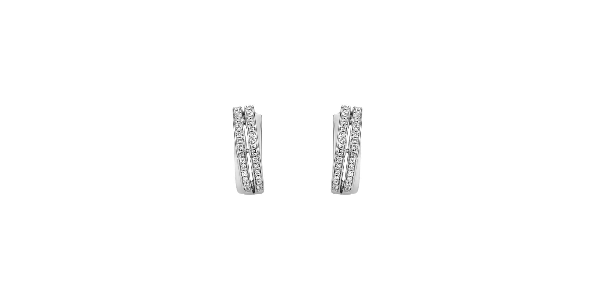 Diamond earrings Precious Sunray