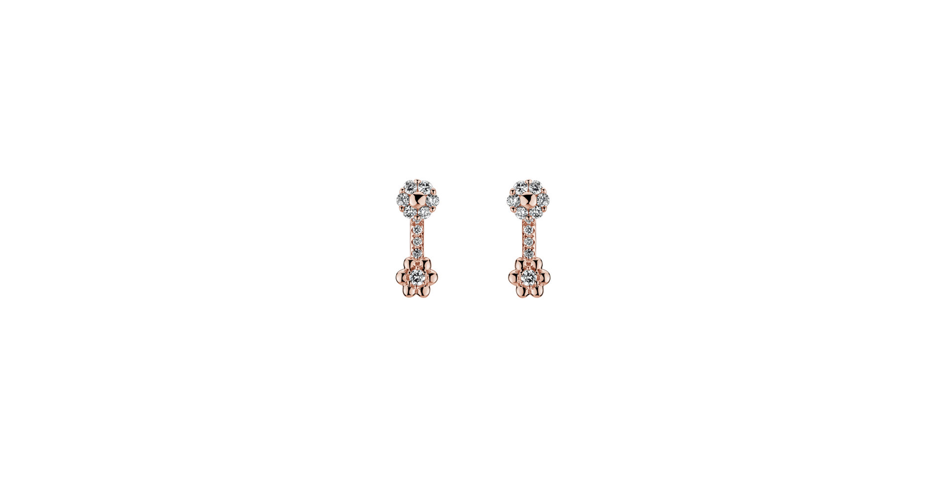 Diamond earrings Bloom Mystery
