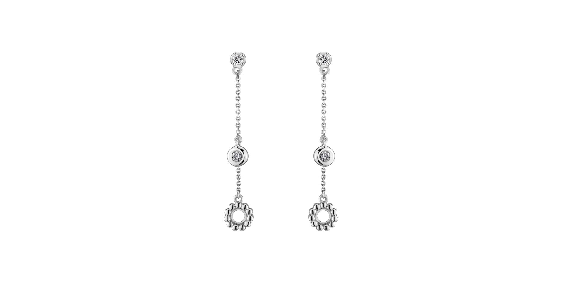 Diamond earrings Regal Reverie