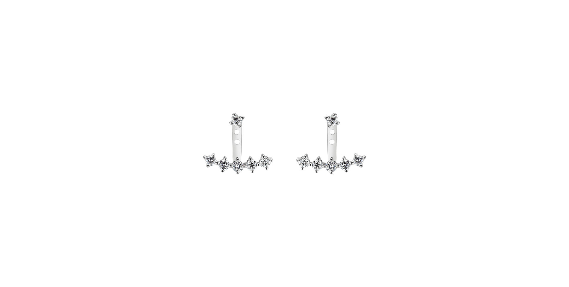 Diamond earrings Aurora Interlude