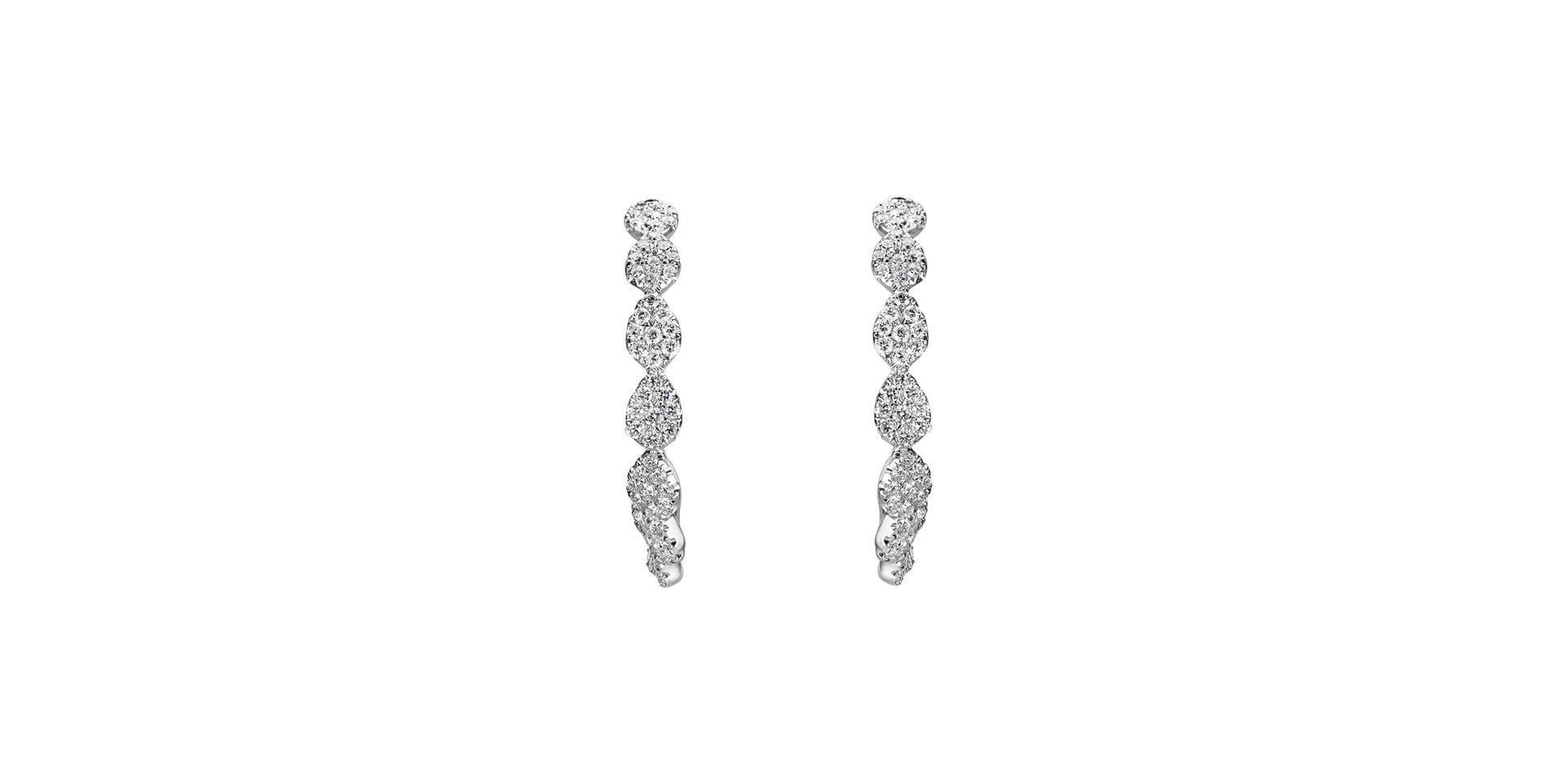 Diamond earrings Amazing Shape