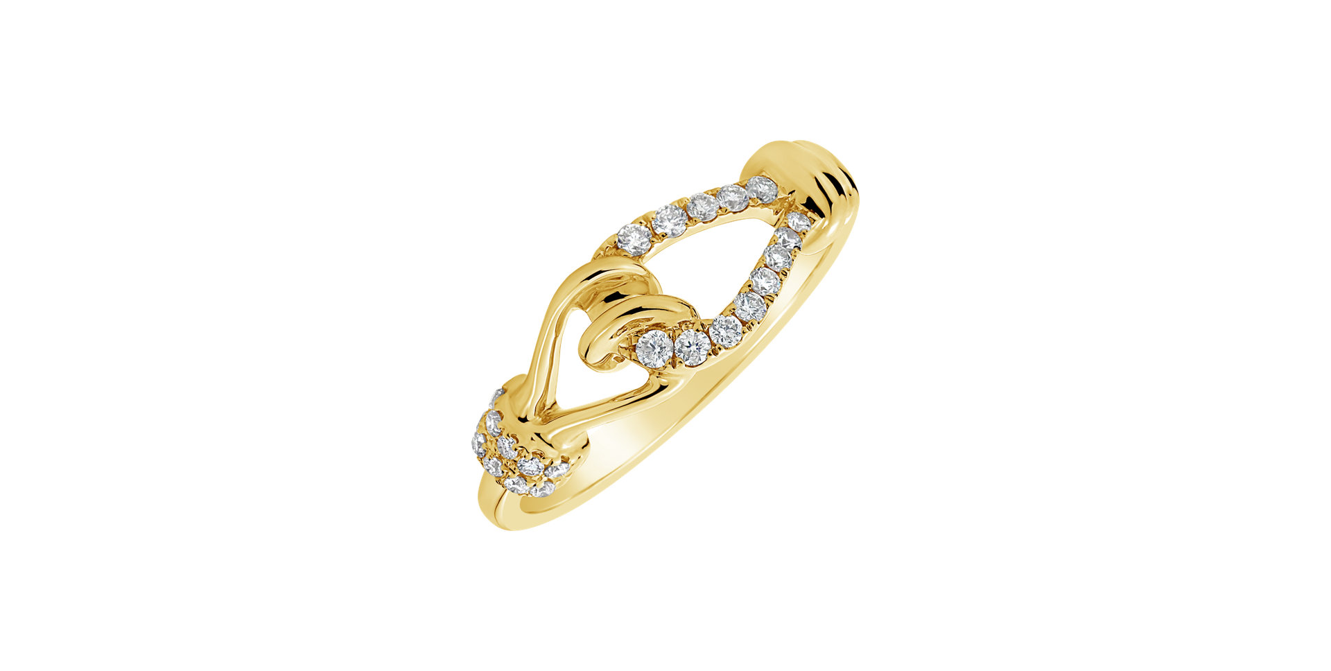 Diamond ring Love Knot