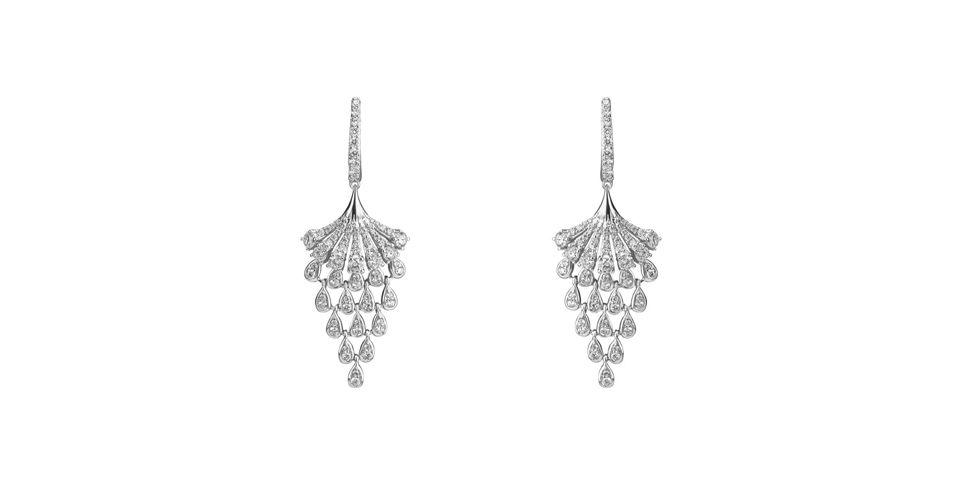 Diamond earrings Waterfall Splendour