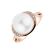 Diamond ring with Pearl Nuvole Bianche4