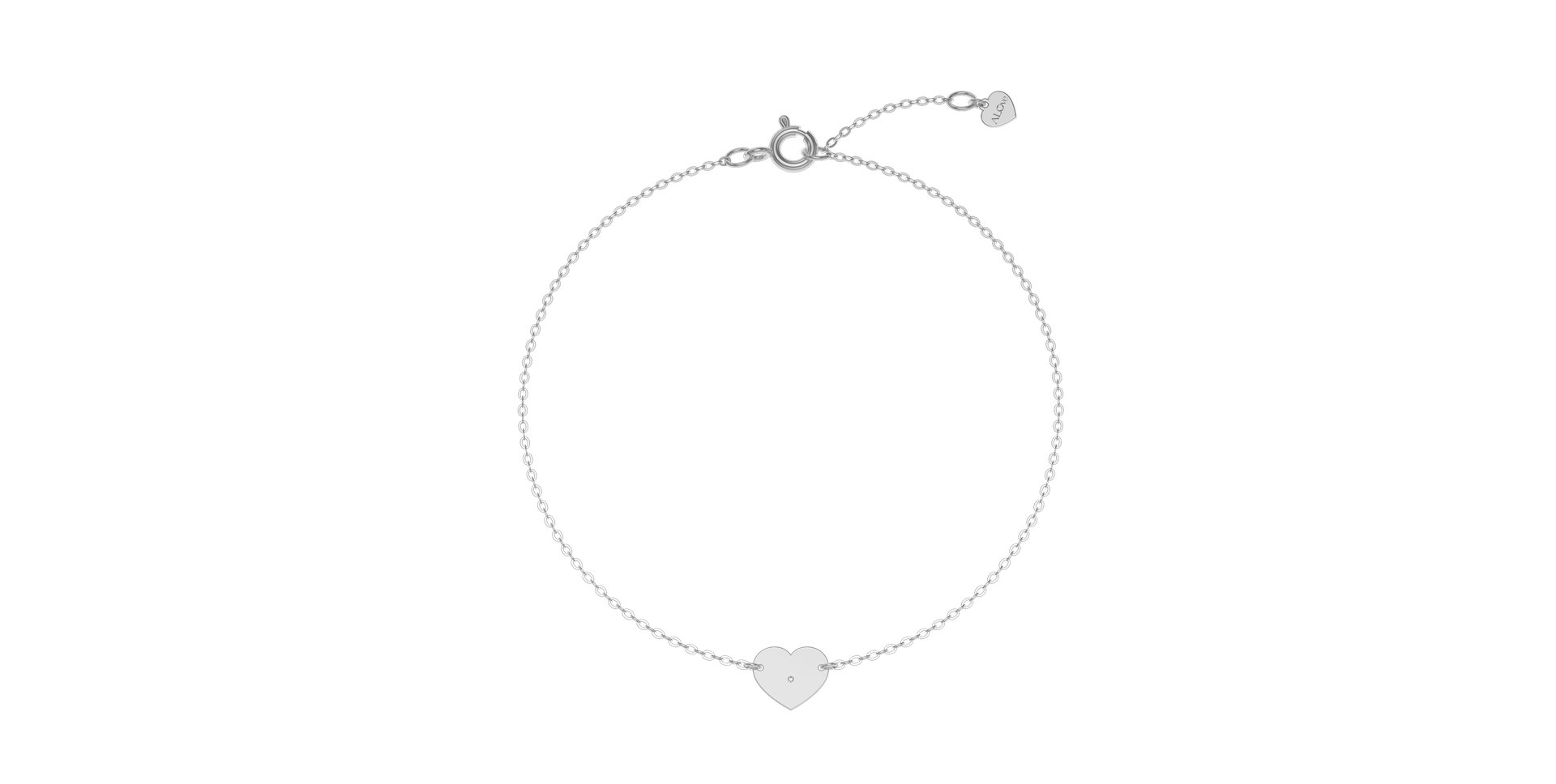 Diamond bracelet My Heart