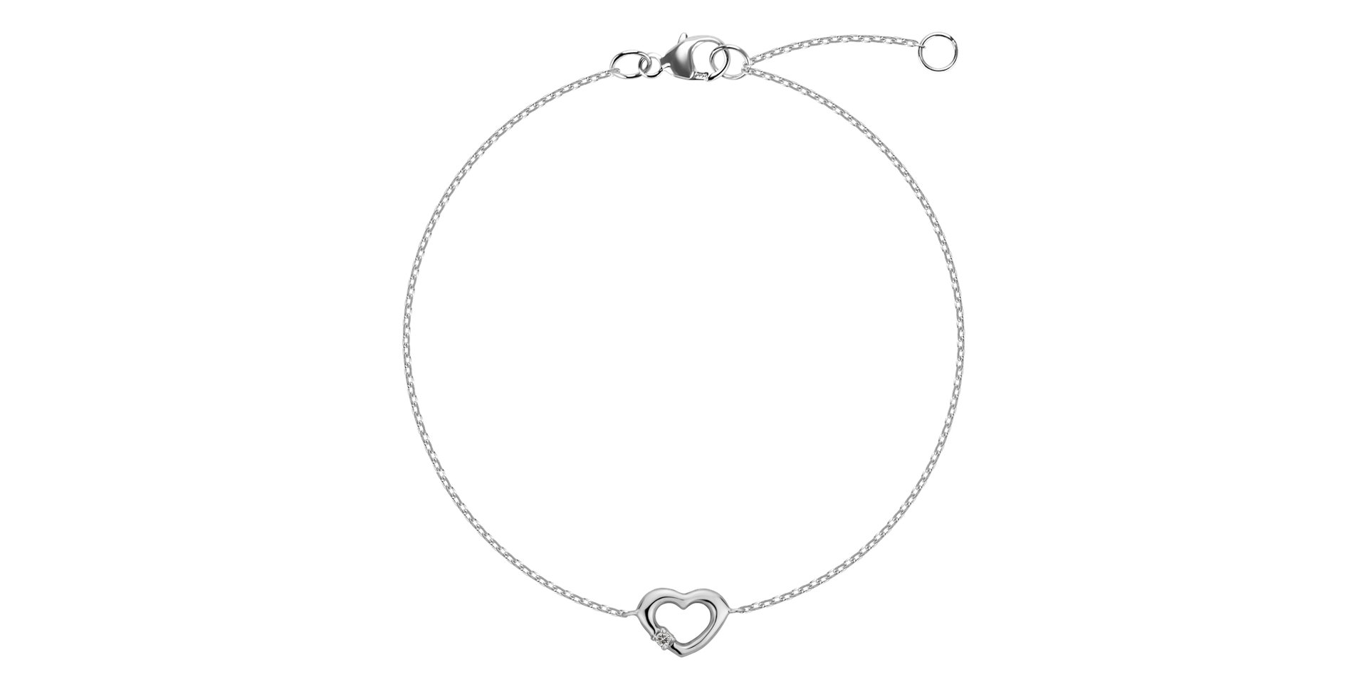 Diamond bracelet Sparkling Heart