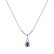 Diamond necklace with Sapphire Lilou3