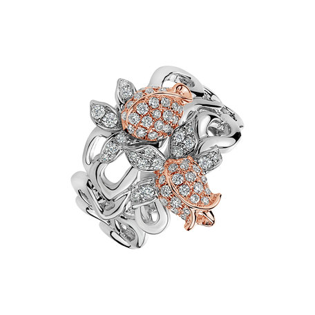 Diamond ring Fleur Charmante