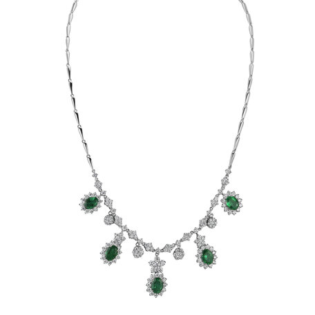 Diamond necklace with Emerald Miracle Highness