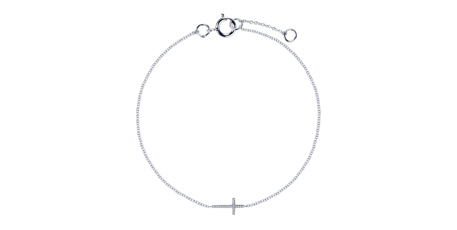 Diamond bracelet Cross