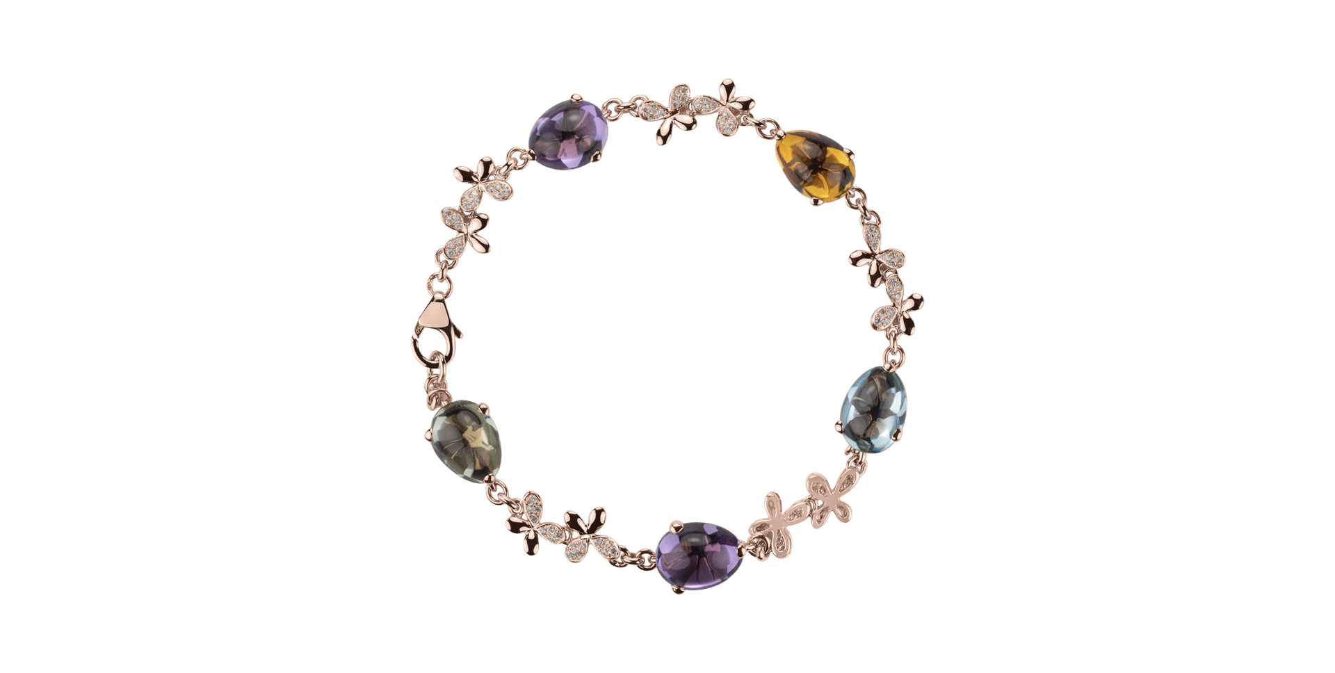 Diamond bracelet with gemstone Eternal Sin