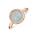 Diamond rings with Amethyst and Mother of Pearl Wasat3