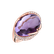 Diamond rings with Amethyst Fantastic Dream4